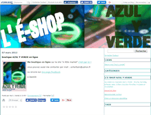 Tablet Screenshot of eshopazulyverde.canalblog.com