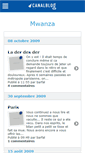 Mobile Screenshot of mwanza.canalblog.com