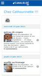 Mobile Screenshot of cathounette.canalblog.com