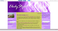 Desktop Screenshot of elodystyle.canalblog.com