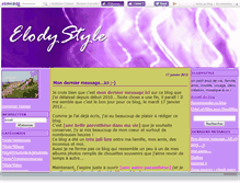 Tablet Screenshot of elodystyle.canalblog.com