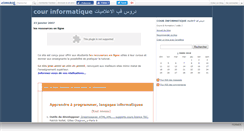 Desktop Screenshot of courinfo.canalblog.com