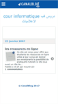 Mobile Screenshot of courinfo.canalblog.com