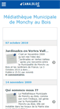 Mobile Screenshot of monchytheque.canalblog.com