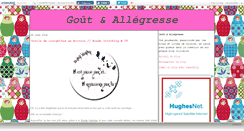 Desktop Screenshot of goutetallegresse.canalblog.com