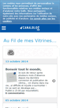 Mobile Screenshot of mesvitrines.canalblog.com