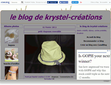 Tablet Screenshot of krystelcreation.canalblog.com