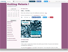 Tablet Screenshot of knittingmelanie.canalblog.com