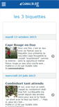 Mobile Screenshot of les3biquettes.canalblog.com