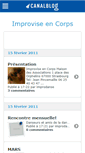 Mobile Screenshot of improdanse.canalblog.com