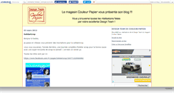Desktop Screenshot of dtcouleurpapier.canalblog.com