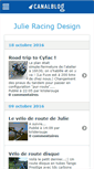 Mobile Screenshot of julieracingdesig.canalblog.com