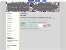 Tablet Screenshot of handmadeboutique.canalblog.com