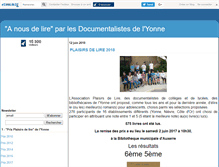 Tablet Screenshot of lire89.canalblog.com