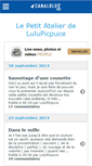 Mobile Screenshot of lulupicpuce.canalblog.com