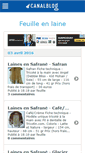 Mobile Screenshot of feuillenlaine.canalblog.com