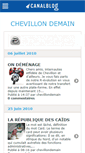 Mobile Screenshot of chevillondemain.canalblog.com