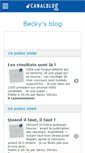 Mobile Screenshot of beckysblog.canalblog.com