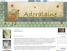 Tablet Screenshot of adoralaine.canalblog.com