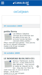 Mobile Screenshot of ce1stjean.canalblog.com