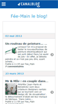 Mobile Screenshot of feemainleblog.canalblog.com