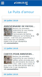 Mobile Screenshot of lepuitsdamour.canalblog.com