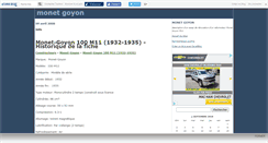 Desktop Screenshot of monetgoyonm11.canalblog.com