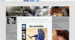 Desktop Screenshot of hermelineartist.canalblog.com