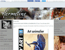 Tablet Screenshot of hermelineartist.canalblog.com