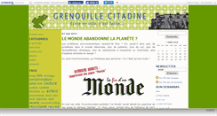 Desktop Screenshot of grenouilleville.canalblog.com