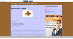 Desktop Screenshot of platsbabette.canalblog.com