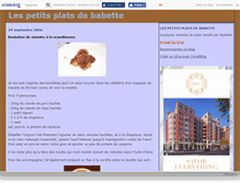 Tablet Screenshot of platsbabette.canalblog.com