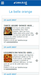 Mobile Screenshot of labelleorange.canalblog.com