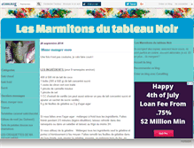Tablet Screenshot of marmitonstableau.canalblog.com