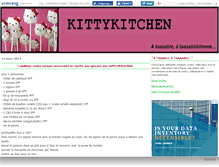 Tablet Screenshot of kittykitchen.canalblog.com