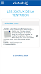 Mobile Screenshot of joyauxtentation.canalblog.com