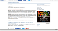 Desktop Screenshot of ilestdeja5heures.canalblog.com