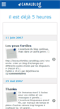 Mobile Screenshot of ilestdeja5heures.canalblog.com