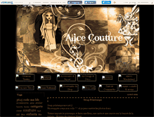 Tablet Screenshot of alicecouture.canalblog.com