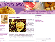 Tablet Screenshot of patissonsdonc.canalblog.com