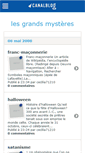 Mobile Screenshot of lesgrandsmystere.canalblog.com