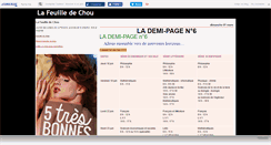 Desktop Screenshot of lafeuilleenligne.canalblog.com