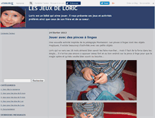 Tablet Screenshot of lesjeuxdeloric.canalblog.com