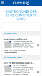 Mobile Screenshot of g5continents.canalblog.com