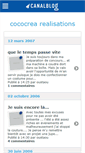 Mobile Screenshot of cococrea.canalblog.com