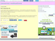 Tablet Screenshot of cococrea.canalblog.com