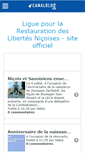 Mobile Screenshot of liguenicoise.canalblog.com