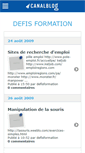 Mobile Screenshot of defisformation.canalblog.com