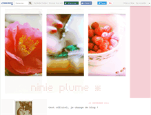 Tablet Screenshot of ninieplume.canalblog.com