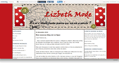 Desktop Screenshot of lizbethmode.canalblog.com